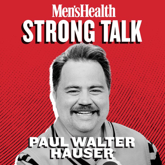 Men's Health graphic with actor Paul Walter Hauser